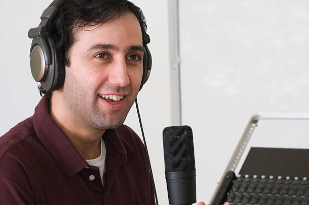 istock Casual Man Recording a Podcast 172750730