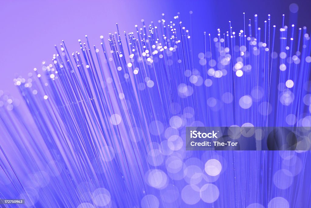 Violet par fibre optique - Photo de Fibre optique libre de droits