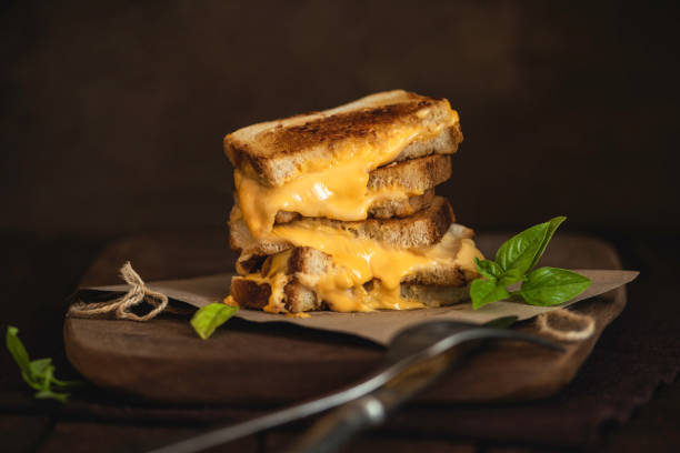 istock Grilled Cheese Sandwich  On A Woodem Rustic Background 1727509921
