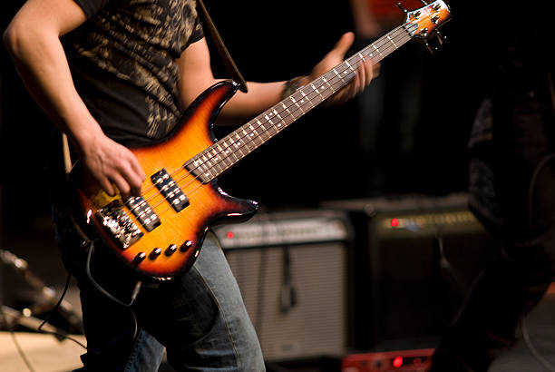 istock Bass Player on Stage at Rock Concert 172751596