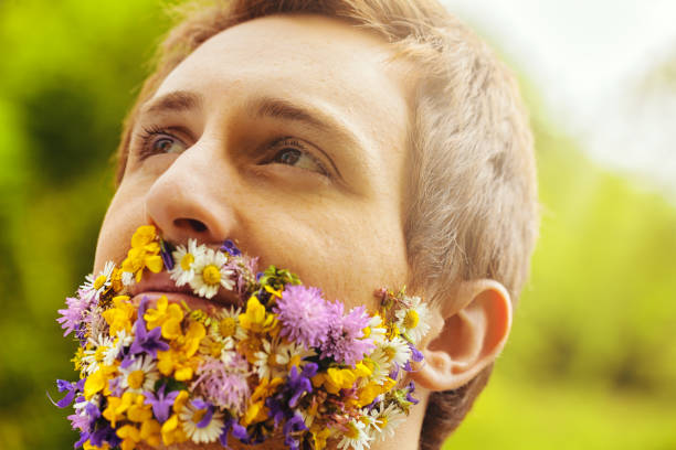 istock Forest backdrop, redhead showcases floral facial uniqueness 1727517646