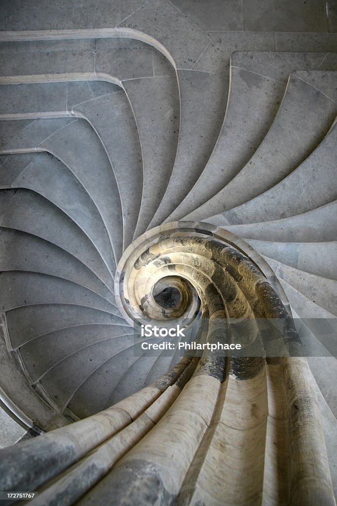 Escalier en colimaçon - Photo de Antique libre de droits