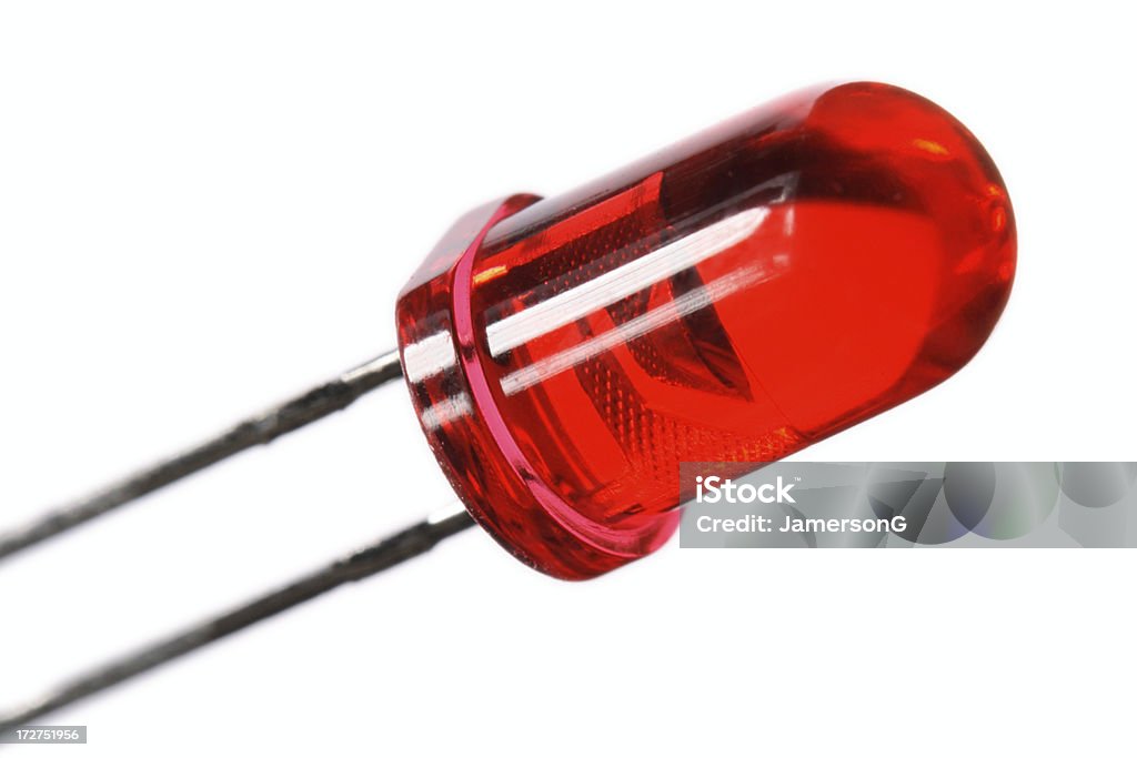 LED vermelho - Royalty-free Luz LED Foto de stock