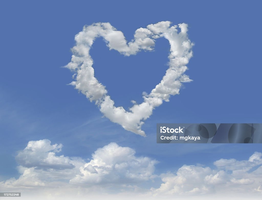Nuvens de amor 2 - Foto de stock de Nuvem royalty-free