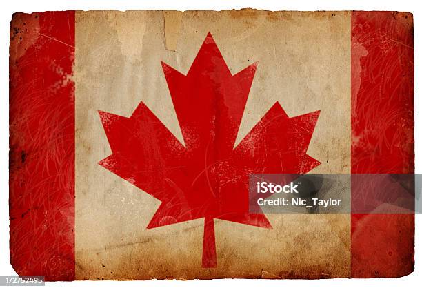 Flaga Kanady Papier Xxxl - zdjęcia stockowe i więcej obrazów Abstrakcja - Abstrakcja, Antyczny, Białe tło