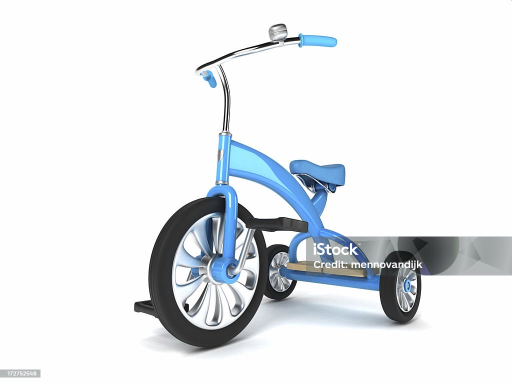 Easy rider A rendered 3D image of a kids' trike. Tricycle Stock Photo