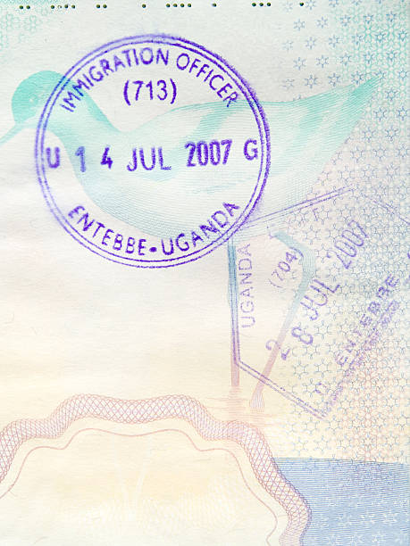 istock Ugandan passport stamps 172752776