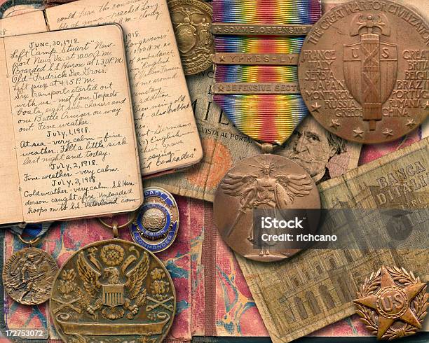 Guerra Cimeli - Fotografie stock e altre immagini di Prima Guerra Mondiale - Prima Guerra Mondiale, Medaglia - Premio, Forze armate