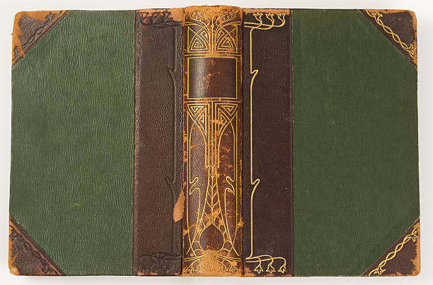 Copertina Libro antico - foto stock