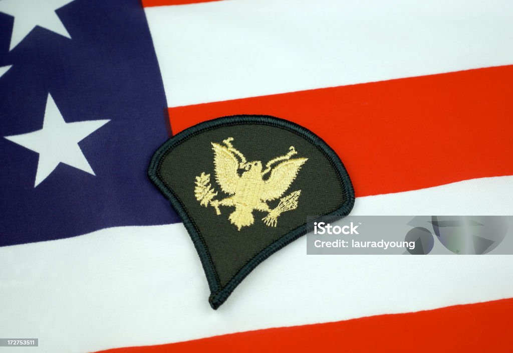 USA. Army E-4 Rang der Insignia - Lizenzfrei Militärischer Dienstgrad Stock-Foto