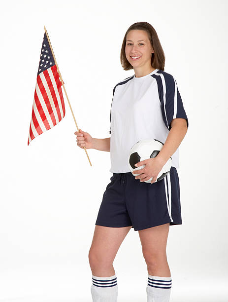 istock Soccer Girl with Flag 172753702