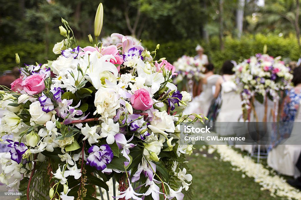 wedding flowers at a wedding Bouquet Stock Photo