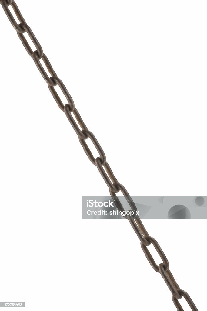 Rusty cadena - Foto de stock de Cadena - Objeto fabricado libre de derechos
