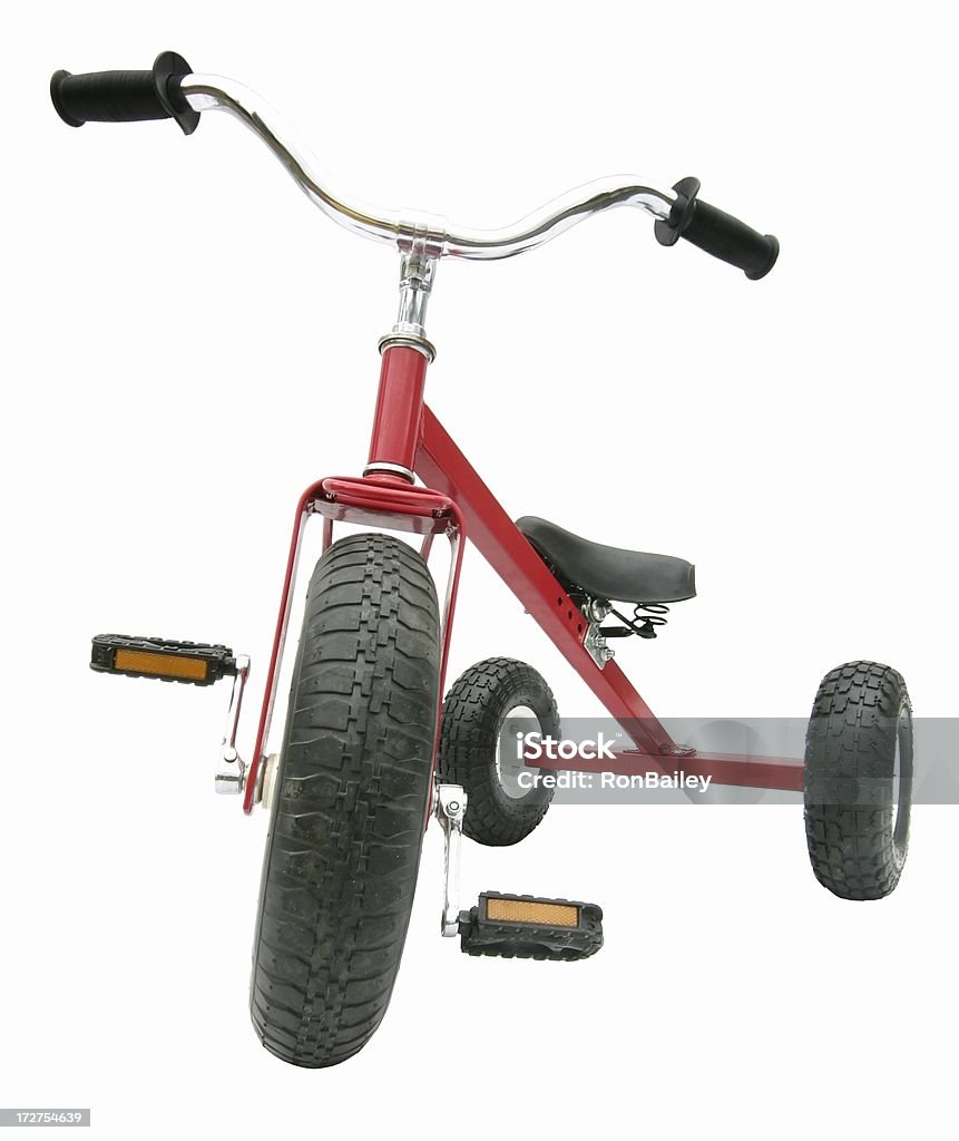 Peters Trike A child's red all-terrain tricycle.All images in this series... Tricycle Stock Photo
