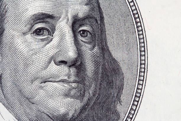 istock Macro Closeup of Ben Franklin 172754991