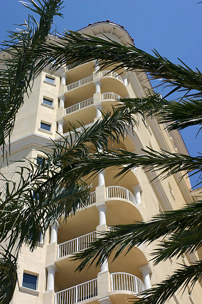 istock Beach Condo's & Palm Trees 172755060