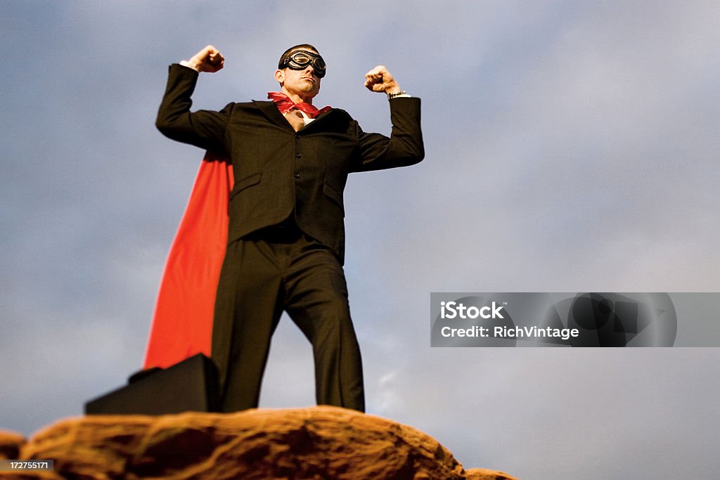 Potente Héroe empresarial - Foto de stock de Adulto libre de derechos
