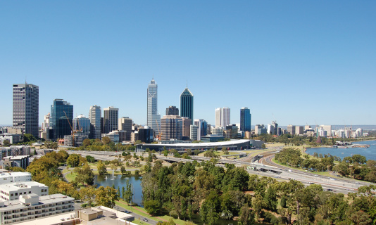 Classic view of Perth skyline taken from Kings Park.Click on the image below for other images of Perth: