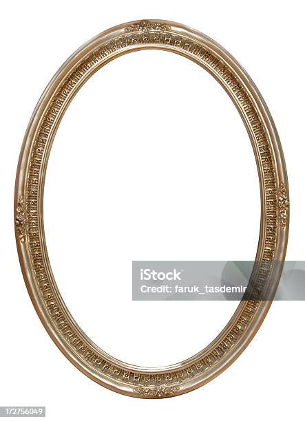 Frame Stock Photo - Download Image Now - Border - Frame, Circle, Gold - Metal