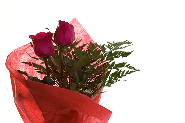 Valentines Day Rose Bouquet stock photo