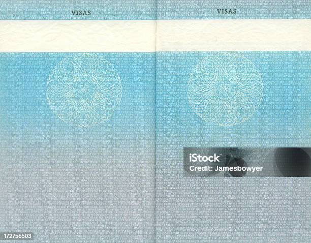 Brytyjski Paszport Puste Strony - zdjęcia stockowe i więcej obrazów Paszport - Paszport, Strona, Tło