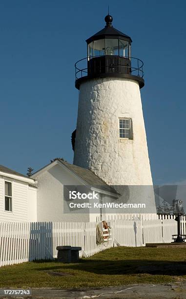 Faro Di Pemaquid Point - Fotografie stock e altre immagini di Caratteristica architettonica - Caratteristica architettonica, Caratteristica costiera, Composizione verticale