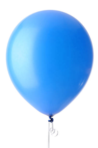 istock Blue Helium Balloon Isolated against White Background 172757587