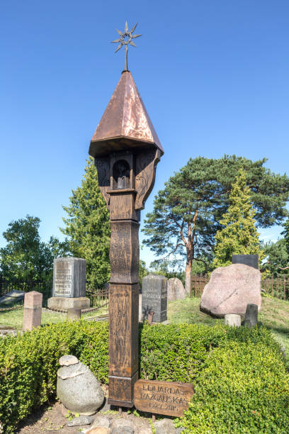 Il cimitero della rossa di Vilnius - foto stock