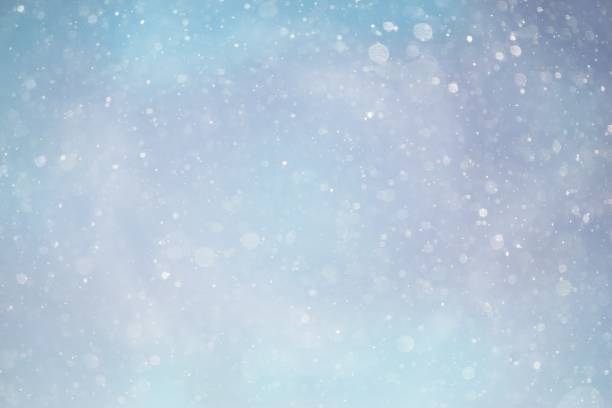 Winter nature scenery. Heavy snowfall as an background.