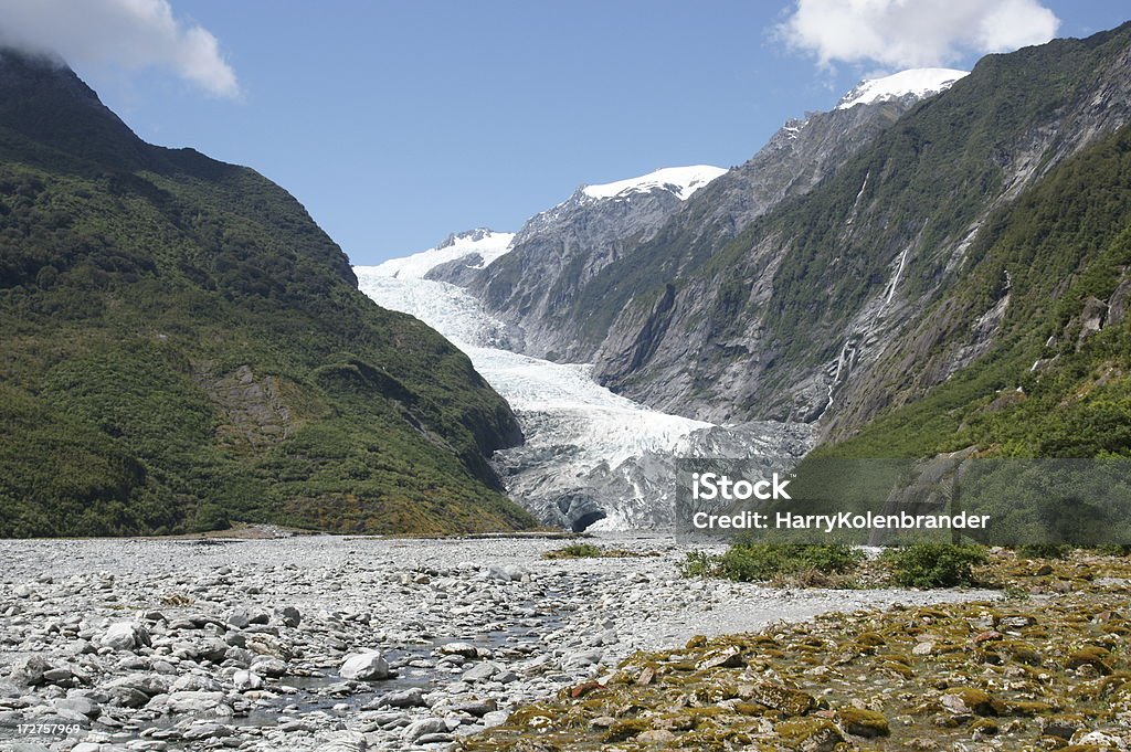 フランツヨーゼフ氷河、ニュージーランド - ウエストランド国立公園のロイヤリティフリーストックフォト