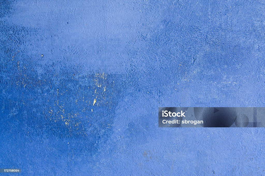 Parete blu Adobe - Foto stock royalty-free di Guatemala