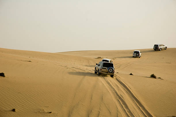 Desert Trekking stock photo