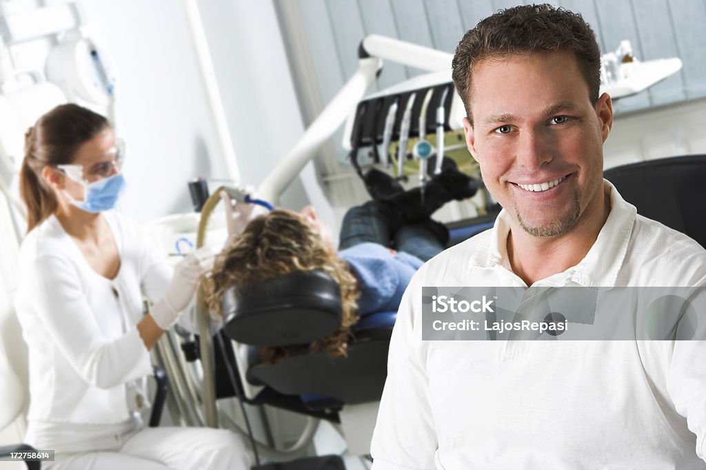 Visite a cirurgia de Dentista - Royalty-free Adulto Foto de stock