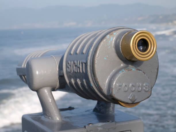 istock telescope and ocean - santa monica 172758635