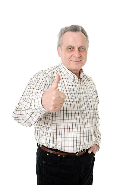 istock mature man showing ok 172758792