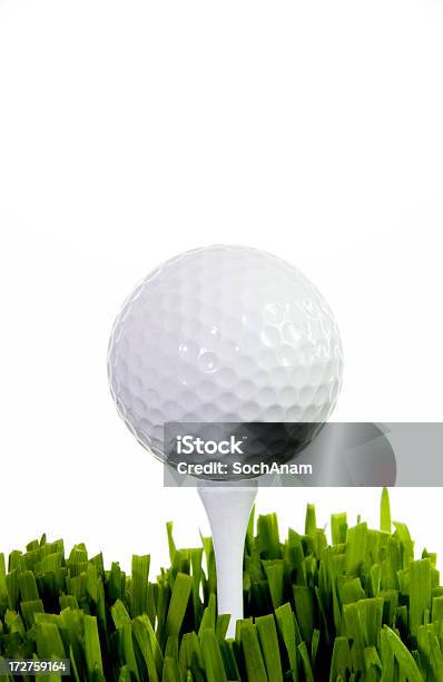 Golf Ball Stockfoto und mehr Bilder von Abschlagen - Abschlagen, Einzelveranstaltung, Fotografie