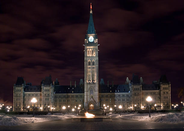 istock Canadian Parliament Building at Night 172759671