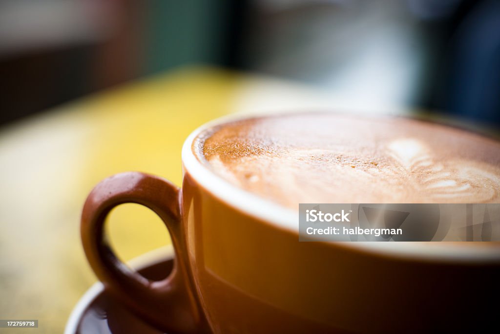 Cappuccino ou Café latte - Royalty-free Café - Bebida Foto de stock