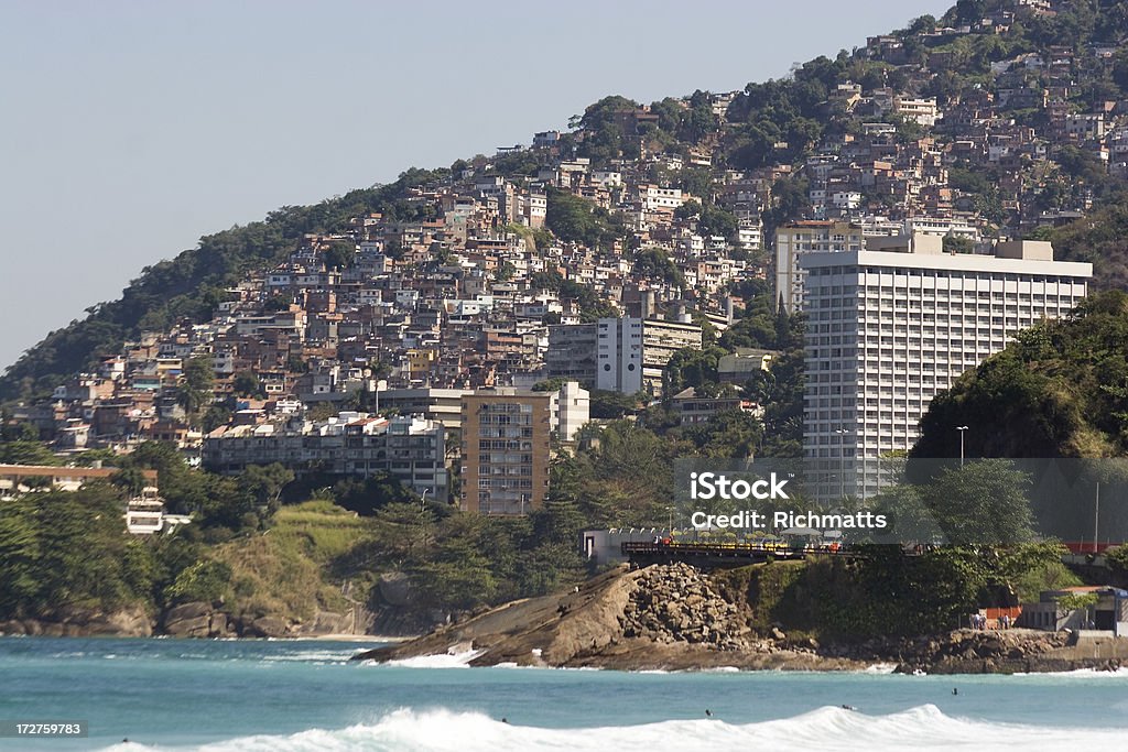 Rio De Janeiro-Slum - Lizenzfrei Anhöhe Stock-Foto