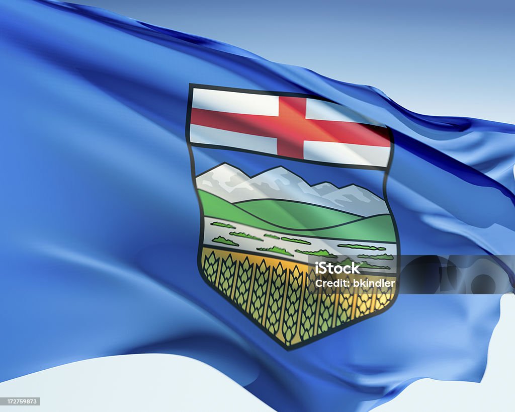 Bandeira de Alberta - Foto de stock de Alberta royalty-free