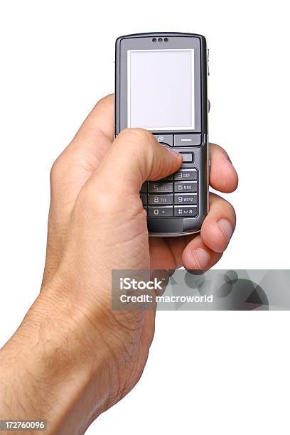 Telefone Celular Em Uma Mão - Fotografias de stock e mais imagens de A usar um telefone - A usar um telefone, Comunicação, Câmara Fotográfica