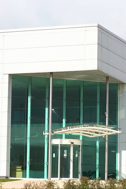 istock Modern factory entrance 172760140