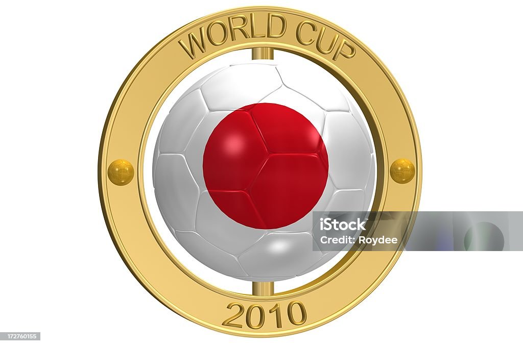 ФУТБОЛ-Япония медальоном - Стоковые фото International Team Soccer роялти-фри