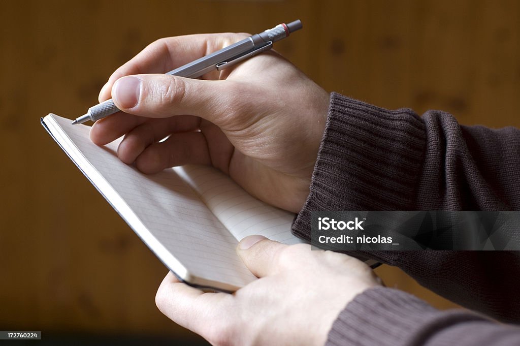 N Making Notes Image Making Notes No2 Stock Photo - Download Image Now - Address Book ...