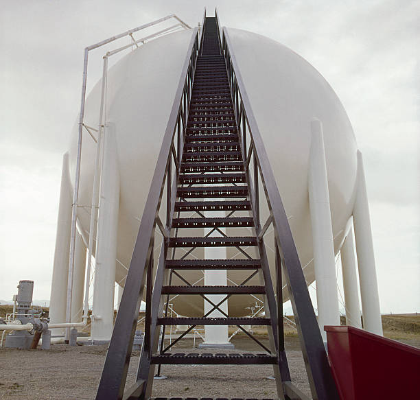 LPG Storage Tank stock photo