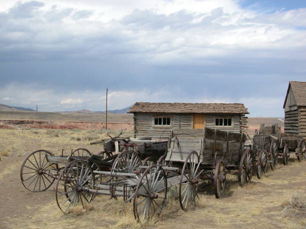 istock old western wagons in the desert 172760926