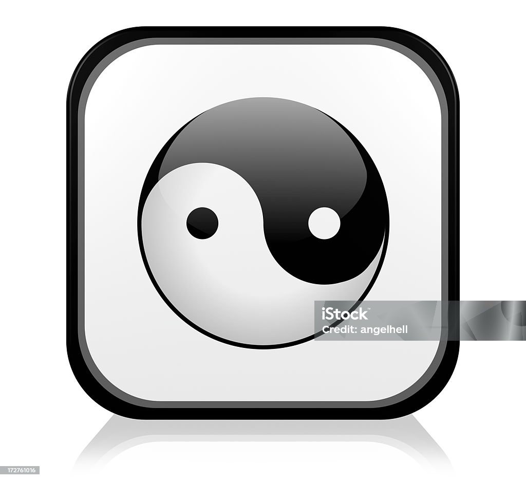 Yin Yang ikonę - Zbiór zdjęć royalty-free (Azja Wschodnia)