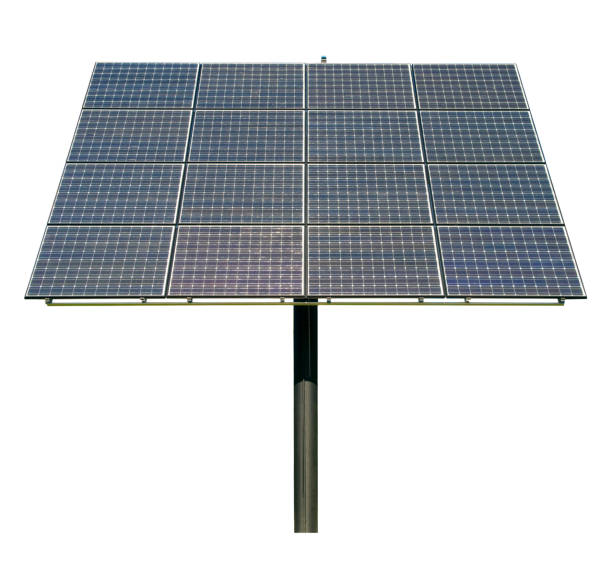 Solar Panel Isolated on White stock photo