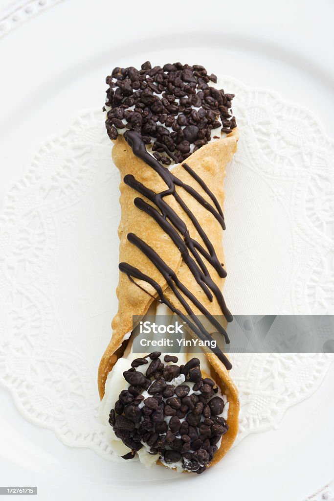 Porträt eines Cannoli - Lizenzfrei Backen Stock-Foto