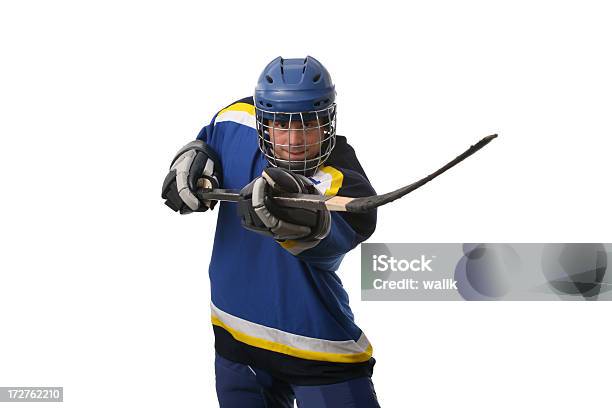 Hockey Player Stock Photo - Download Image Now - Cut Out, Equipment, Headwear